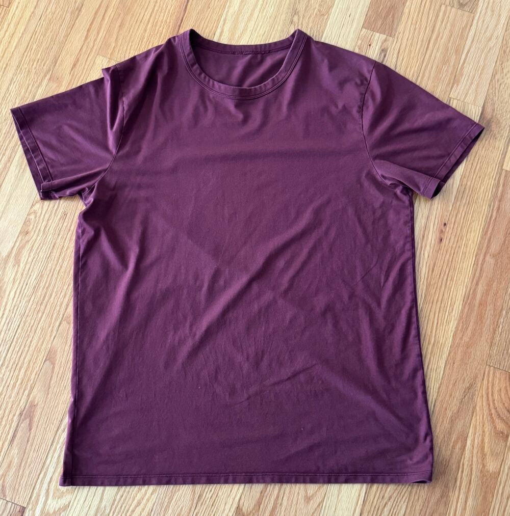 Lululemon Fundamental Tee | Merlot Medium